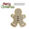  Bigz w/B SizzlitsDie - Gingerbread Man & Merry Christmas, Sizzix 658178