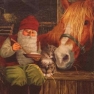    303520  - 33 x 33 cm Nisse with Horse